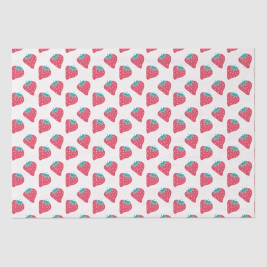 かわいいイチゴ 薄葉紙 (正面)