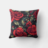 かわいいイニシャルバラファミリーピロー クッション (裏面)