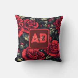 かわいいイニシャルバラファミリーピロー クッション