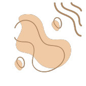 かわいいイニシャルホワイトとベージュ抽象芸術 Case-Mate iPhoneケース