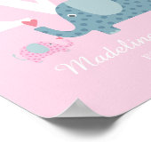 かわいいイニシャルモノグラム子供部屋ポスター ポスター (角)