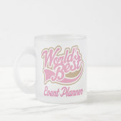 かわいいイベントプランナー フロストグラスマグカップ (左)