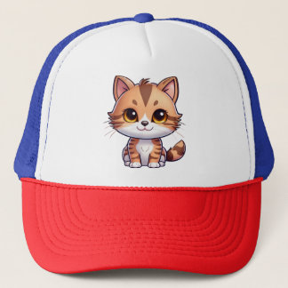 かわいいイラストのかわいい子猫 キャップ
