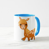 かわいいイラストのアパルーザポニー マグカップ (正面右)