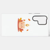 かわいいイラストアートのスマホケース SAMSUNG GALAXYケース (裏面横)