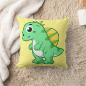 かわいいイラストレーションのスピノサウルス。 クッション (ブランケット)