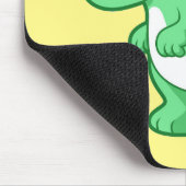 かわいいイラストレーションのスピノサウルス。 マウスパッド (コーナー)