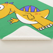 かわいいイラストレーションのスピノサウルス。2 シェルパブランケット (3/4)