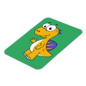 かわいいイラストレーションのスピノサウルス。2 マグネット (左側)