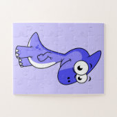 かわいいイラストレーションのパラショロフォス恐竜。2 ジグソーパズル (横)