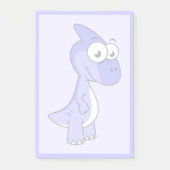 かわいいイラストレーションのパラショロフォス恐竜。2 ポストイット (正面)