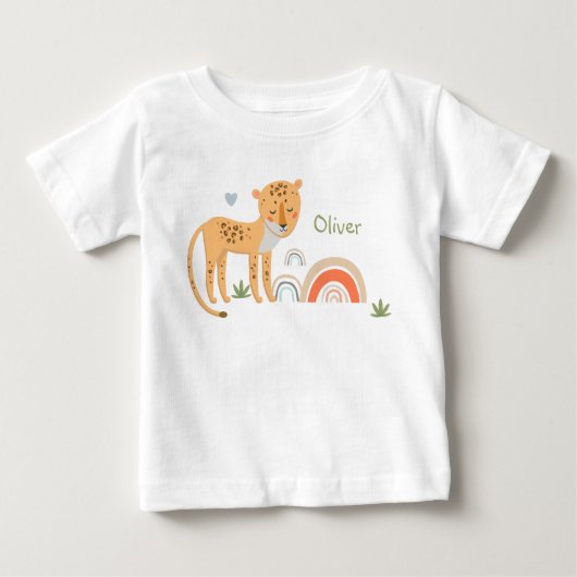かわいいイラストレーションのTシャツ ベビーTシャツ (正面)