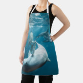 かわいいイルカたち エプロン (インサイチュ)