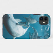 かわいいイルカたち Case-Mate iPhoneケース (裏面(横))