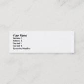 かわいいイルカのしおり スキニー名刺 (裏面)