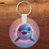 🐬 かわいいイルカのキャラクター グッズ 🐬 キーホルダー (正面)