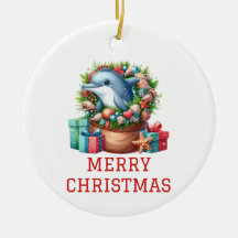 かわいいイルカのクリスマス