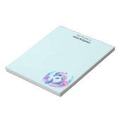 かわいいイルカの海の生き物 ノートパッド (回転)