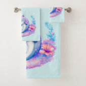かわいいイルカの海の生き物 バスタオルセット (インサイチュ)