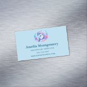 かわいいイルカの海の生き物 マグネット名刺 (インサイチュ)