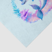 かわいいイルカの海の生き物 薄葉紙 (詳細)