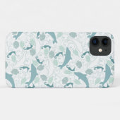 かわいいイルカの海の生命パタ航海のーン Case-Mate iPhoneケース (裏面(横))