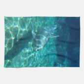 かわいいイルカ キッチンタオル (横)