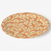 かわいいイルカ ペーパープレート (アングル)