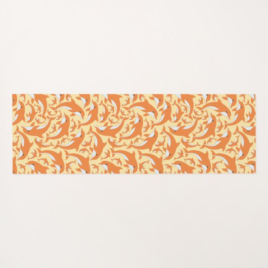 かわいいイルカ ヨガマット (裏面(横))