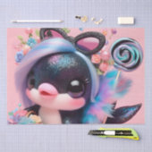 かわいいイルカ 薄葉紙 (クラフト)