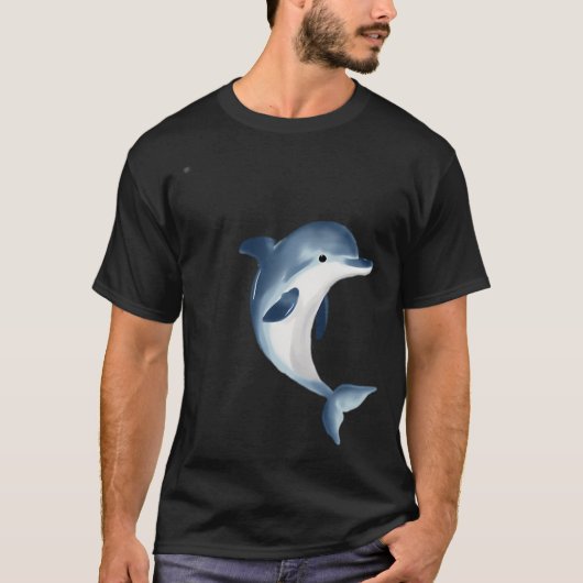 かわいいイルカ Tシャツ (正面)