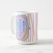かわいいイワシの芸術 コーヒーマグカップ (正面左)