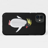 かわいいイワトビペンギン おもしろい南極の動物 Case-Mate iPhoneケース (裏面(横))