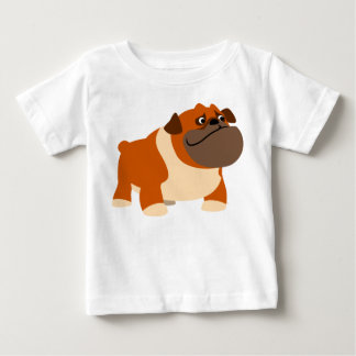 かわいいイングリッシュブルドッグベビー服 ベビーTシャツ