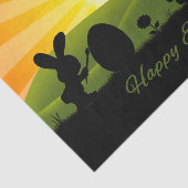 かわいいイースターうさぎの卵の絵 薄葉紙 (詳細)