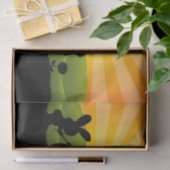 かわいいイースターうさぎの卵の絵 薄葉紙 (ギフト)