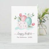 かわいいイースターおめでとう シーズンカード (スタンド正面)