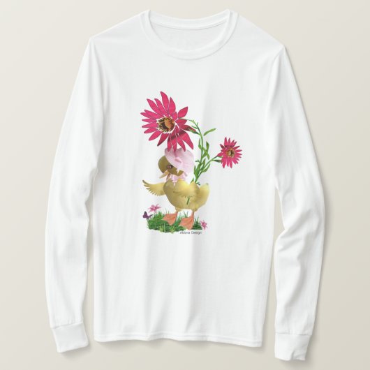 かわいいイースターのひよこ Tシャツ (デザイン正面)