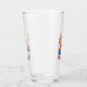 かわいいイースターのウサギの休日 タンブラーグラス (左)