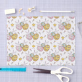 かわいいイースターの卵タイル模様 薄葉紙 (クラフト)