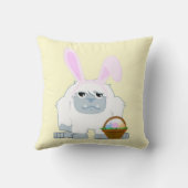 かわいいイースターイェティ クッション (裏面)
