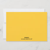 かわいいイースターウサギの卵探しパーティーの招待状 招待状 (裏面)