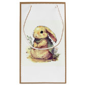 かわいいイースターウサギ スモールペーパーバッグ (裏面)