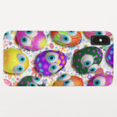 かわいいイースターエッグのキャラクター Case-Mate iPhoneケース (裏面(横))