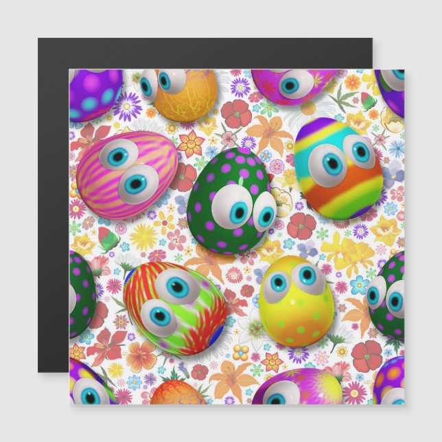 かわいいイースターエッグの漫画 (正面/裏面)