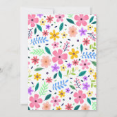 かわいいイースターエッグスパーティの招待状 招待状 (裏面)