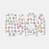 かわいいイースターエッグパターンパステルカラー フェイバーボックス (折り畳みなし)