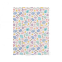 かわいいイースターエッグポープリントパステルカラーズドッグ恋人