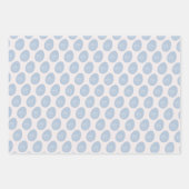 かわいいイースターエッグポー印刷パステル色パターン ラッピングペーパーシート (正面2)