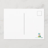 かわいいイースターエッグ格言 シーズンポストカード (裏面)